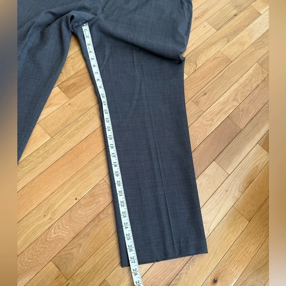 Lauren Ralph Lauren Black Label Grey Modern Wool Blend Dress Pants 40W X 29L